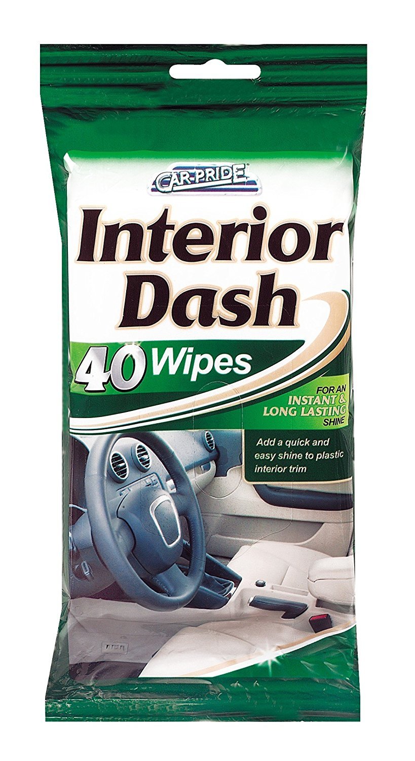 Car Pride Interior dash 40 Cleaning Wipes