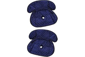 BROKSILENT Piddle Pad Car Seat Protector, 2PCS Waterproof Carseat Liner Toddlers and Infants, Piddle Pad for Safety Carseats Strollers Potty Training and Dinner Chair Machine Wash and Dry Anti Slip(Blue+Blue)
