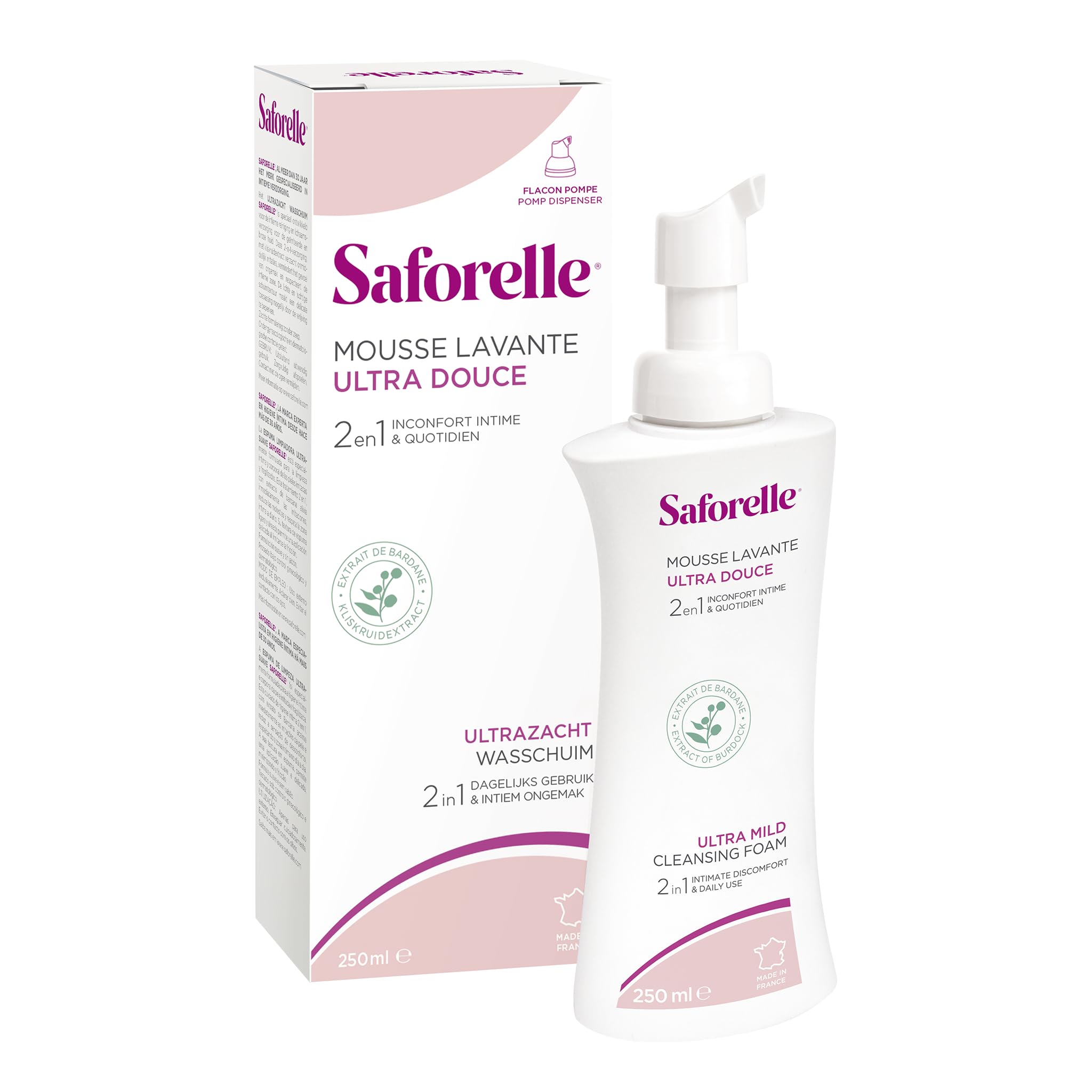 Saforelle Ultra Mild Cleansing Foam 250ml