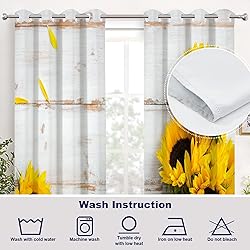 Batmerry Autumn Scene Blackout Curtains for