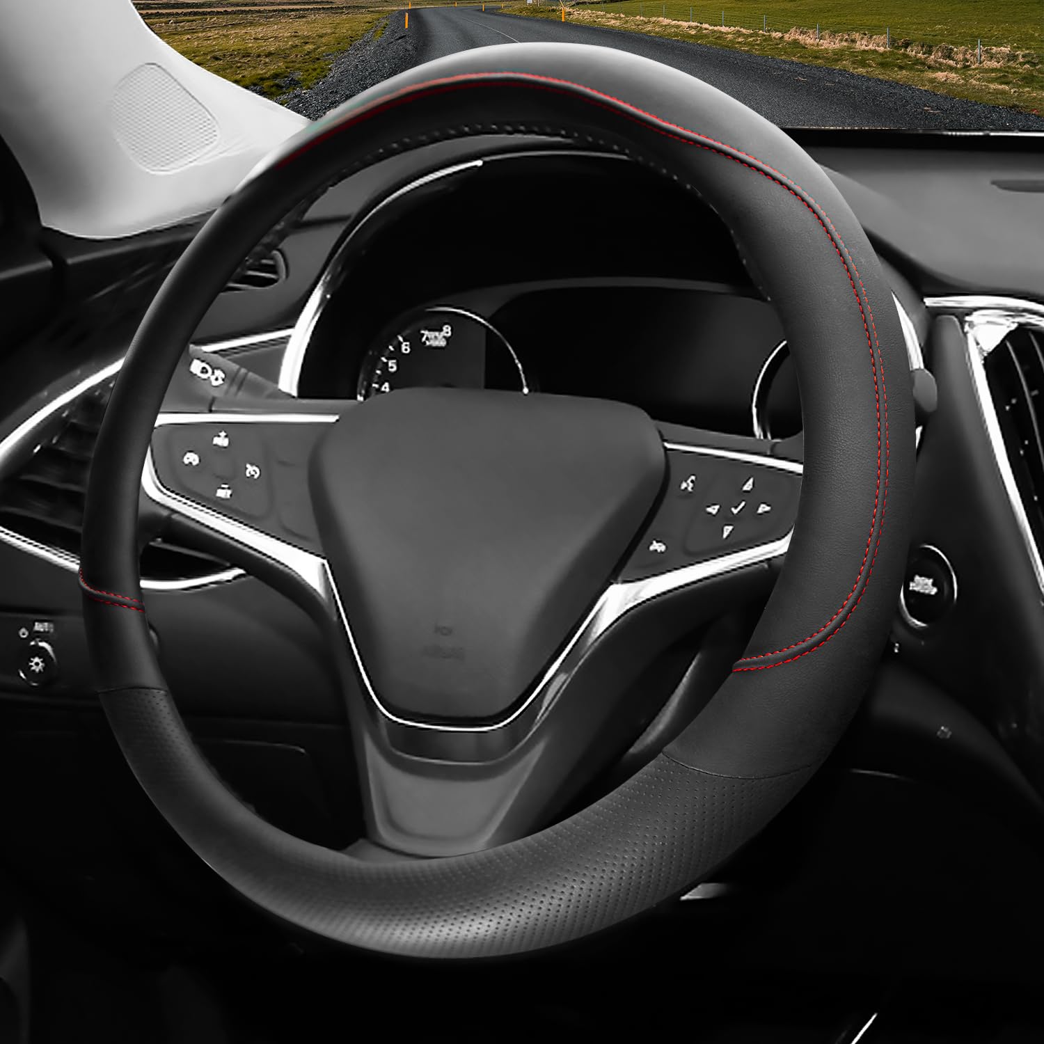 CACAWIZ Car Steering Wheel Cover for