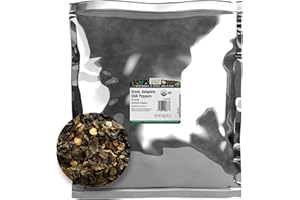 Chili Pepper Flakes, Green Jalapeno, CERTIFIED ORGANIC, 1 lb. - Bulk