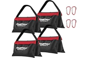 AMBITFUL Set of Heavy Duty Sand Bag Photography Studio Video Stage Film Sandbag Saddlebag for Light Stands Boom Arms Tripods(4 Packs)