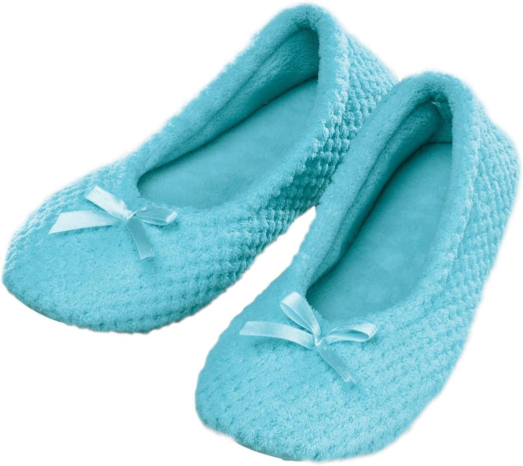 teal ballet slippers