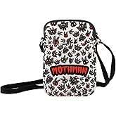 JXGZSO Mothman Cryptid Crossbody Bag Cryptozoology Gift Cryptid Creature Gift Mythical Mothman Monster Shoulder Bag