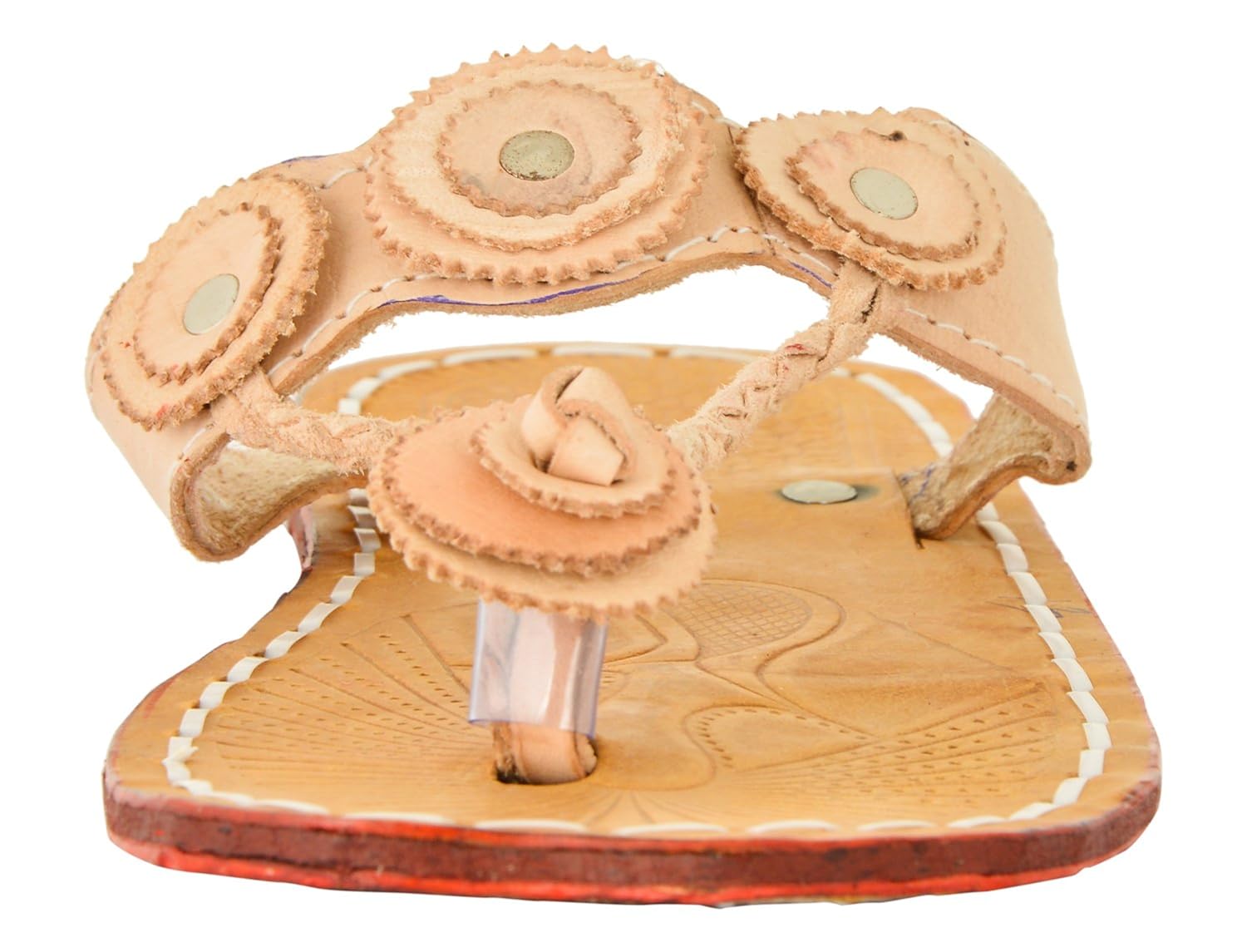 women's leather kolhapuri desginer chappal