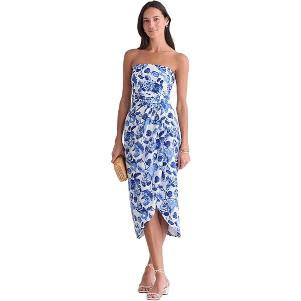 midi dress scarf Amariah | Black Bandeau Midi Dress With Scarf-Detail