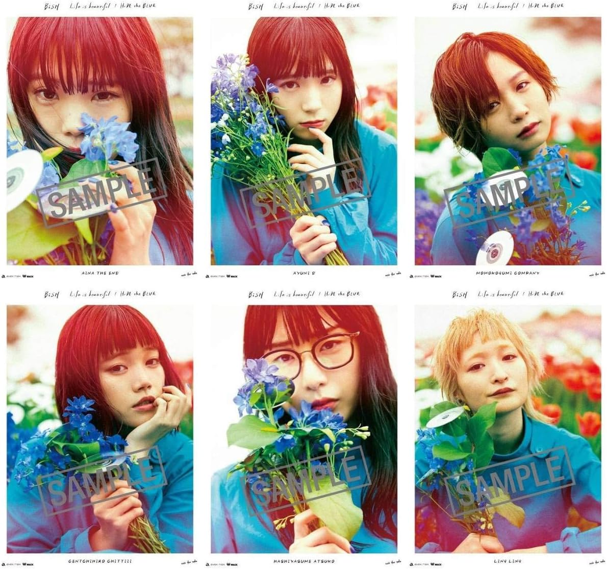 Amazon Bish ポスター 6種セット Life Is Beautiful アイナジエンド アユニｄ セントチヒロチッチ リンリン ハシヤスメアツコ アニメ 萌えグッズ 通販