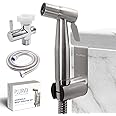 Plurvix Handheld Bidet Sprayer for Toilet – Adjustable Water Pressure, Stainless Steel Jet Spray Kit with Bidet Hose - Femini