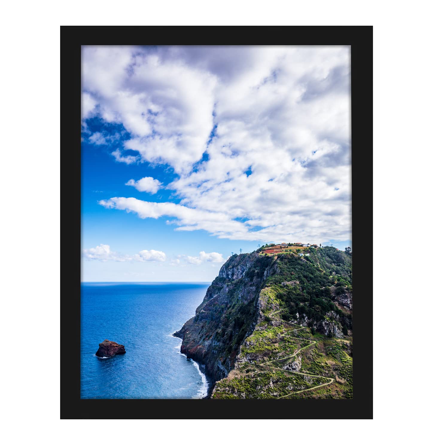Photo 1 of MENNTHUI 9x10 Black Picture Frame, Tabletop and Wall Mounting Horizontally or Vertically, Decoration for Photos, Paintings, Posters, Artwork