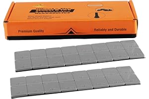 PROEZE Wheel Weights Gray 1/2oz, 72 oz/Box,0.5 Ounce Stick on Wheel Weights for Cars, Trucks, SUVs, Motorcycle and Others