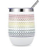 Geiserailie 12 oz Funny Message Coffee Mug Birthday White Elephant Gifts Stainless Steel Mug Insulated Tumblers Wine Cup Gag Gift for Valentines Friends Family Coworkers Christmas(White,Fresh)