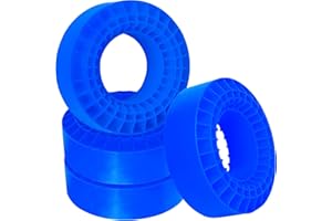 RcarmubWow RC Waterproof Silicone Tire Insert,1.9in Wheel and Tires 108 * 42mm Foam Fit Inner Filler(90g/pcs) for 1/10 RC Crawler SCX10 Capra TRX4 Gen7 Gen8 RXB10 TF2,Navy Blue