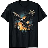 Eagle Forest Animal Wildlife T-Shirt