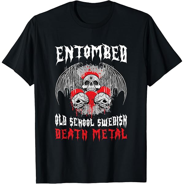 Amazon.com: Entombed Old School Swedish Death-Metal Music T-Shirt