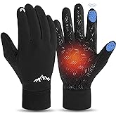 Pixel Panda Winter Gloves for Men Women Warm Touchscreen Gloves for Cold Weather for Cycling, Driving, Running, Hiking, Work