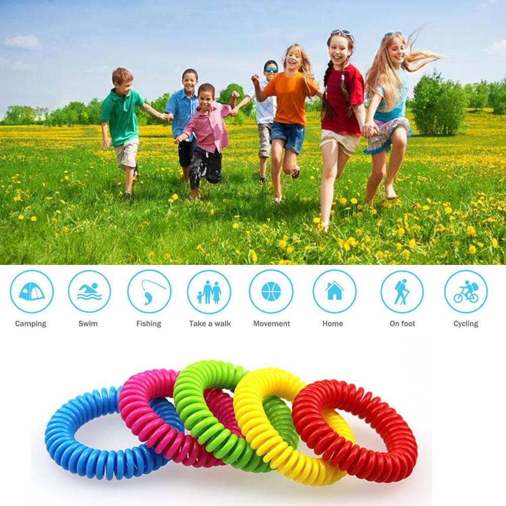 MUITOBOM 15 Pack Natural Mosquito Repellent Bracelets, 250 Hours Per Waterproof Mosquito Bracelets, Mosquito Repellent Mosquito Bands for Kids, Toddler, Adults