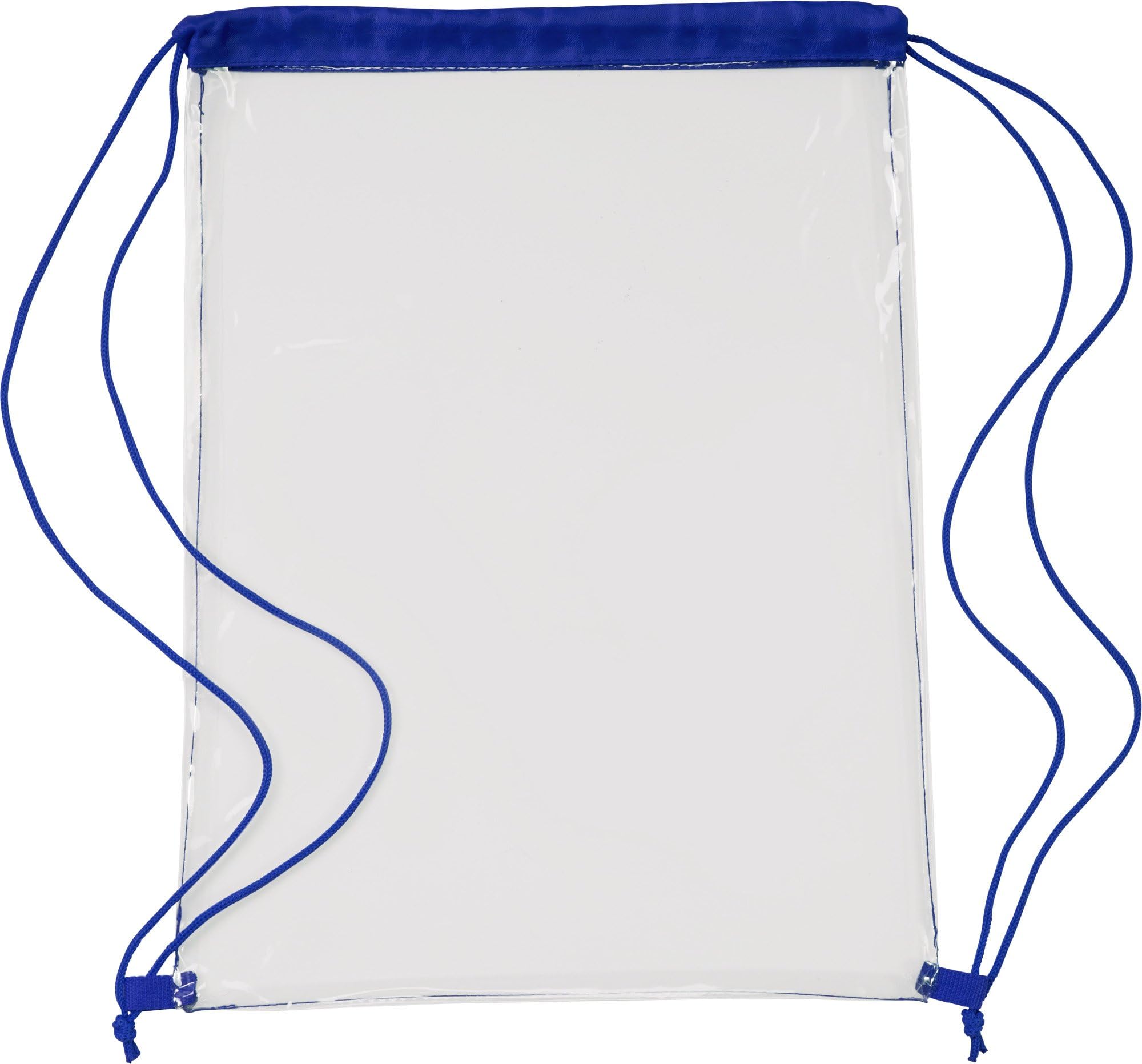 noTrash2003Transparent Sports Backpack Premium Drawstring Bag with Drawstring as School Backpack and for Festivals Transparent in 5 Colors