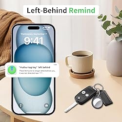 Air Tracker Tags-4 Pack, 5.3 Bluetooth Tracker Work