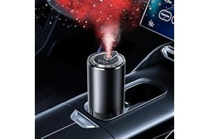 AMOR LYRIS Smart Car Air Freshener with Starry Sky Projection, 50ml Perfume Air Fresheners Diffuser 6 Months Long-Lasting Fragrance for Car, RGB Music-Sync Lights, Auto On/Off Intelligent, 3 Modes, Cologne