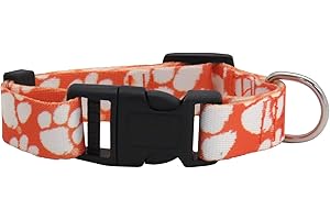 LITTLEARTH Little Earth NCAA Team Pet Collar - Black, Small/Large, Polyester, Team Graphics on Both Sides, XS/S/M/L