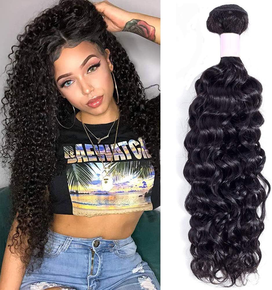 Kinky Curly Human Hair Bundles Brazilian Virgin Curly Hair 1 Bundle 24Inch Unprocessed Virgin Brazilian Kinky Curly Hair Weave Natural Color