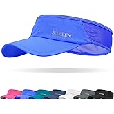 Sukeen Sports Sun Visor Men Women Lightweight Packable Cooling Stretchy Visor Hat for Running, Tennis, Golf