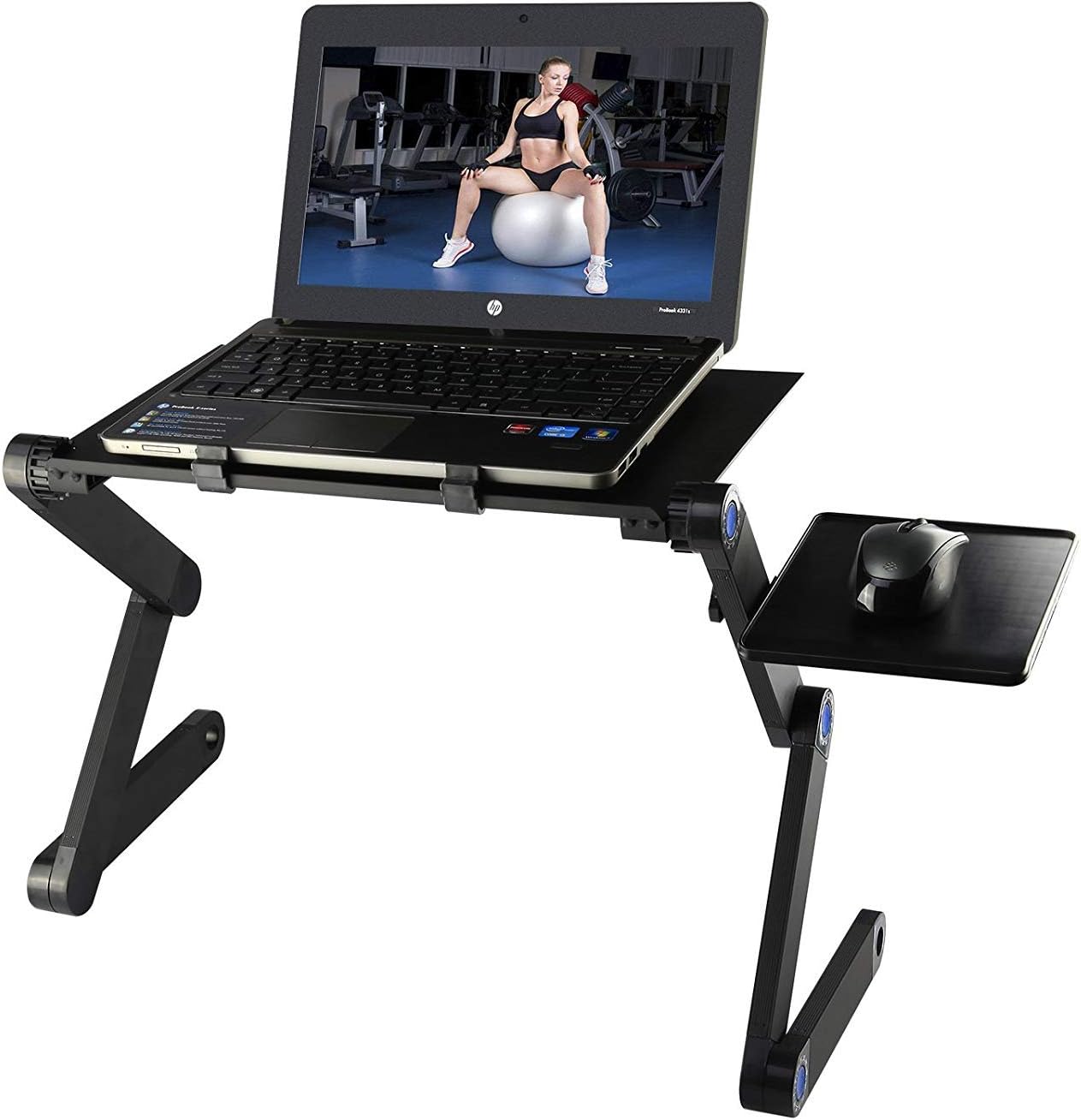 Adjustable Laptop Stand Desk for Bed, Portable Foldable Laptop Standing Table Mount for PC Notebook Mackbook Pro HP