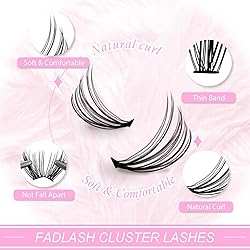 Individual Lashes Large Tray D Curl Lash Clusters
