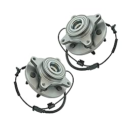 TRQ 2 Piece Front Wheel Bearing & Hub Assembly Set