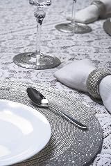 Penguin Home Handcrafted Glass Beaded Placemats Coasters Napkin Rings Set 12 view 4