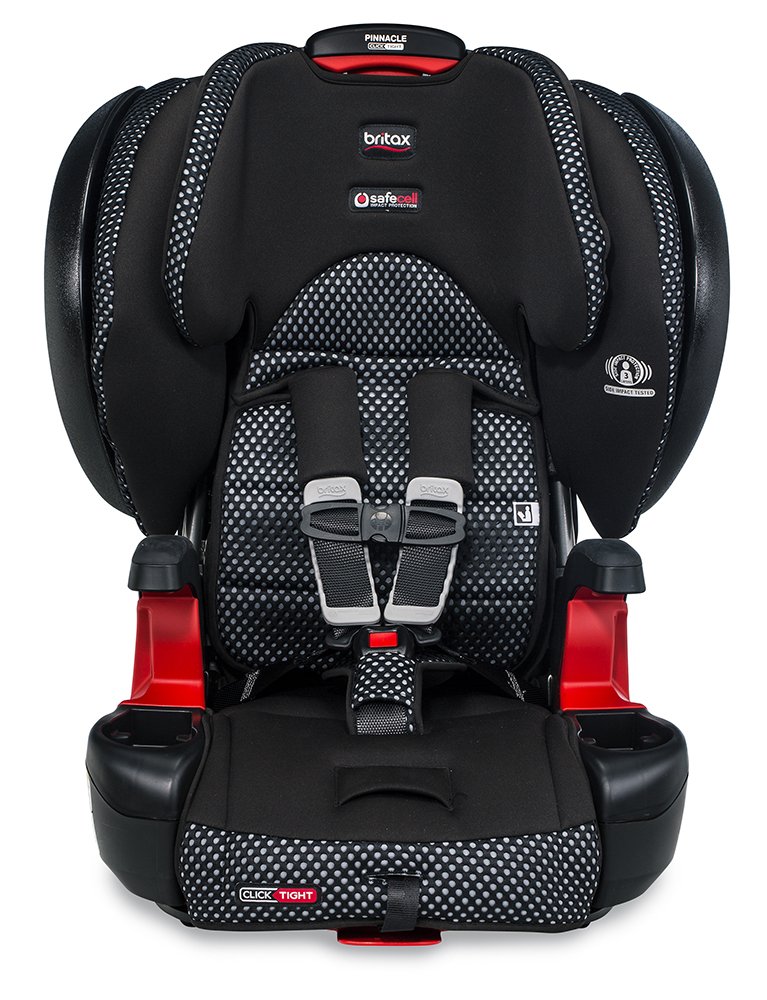 Britax Pinnacle ClickTight Harness2Booster Car Seat 3 Layer Impact Protection 25 to 120