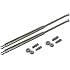 Kit De 10 Boulons Longs M14 X 1,5 - 50 Mm, Classe 10.9, Conique - Pour Cales D'élargissement Ou Jantes - 9