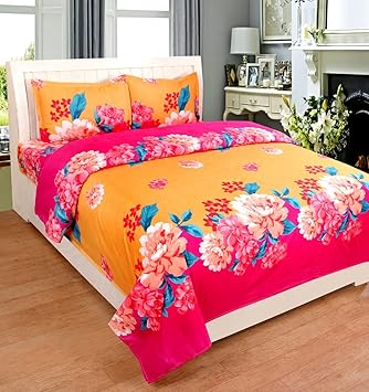 Reliable Trends Bed Sheet Double With Pillow Cover King Size 3 Pc