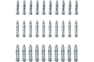 YZTONGPAO Heavy Duty Hollow Wall Anchors, 3 Sizes Molly Bolts Hollow Drive Wall Anchor Screw Kit for Drywall, plasterboard, and Wood Panels(30pcs)