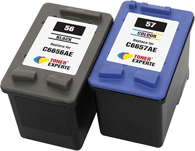 TONER EXPERTE 2PK XL Compatible Ink Cartridges HP 56 57 Photosmart Deskjet