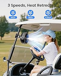 Koonie 10000mAh Battery Operated Misting Fan with