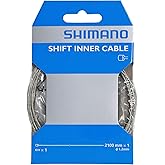 2 Pcs Shimano Standard Zinc-Coated Derailleur Cable Brake Shift Cable(1.2x2100-mm)