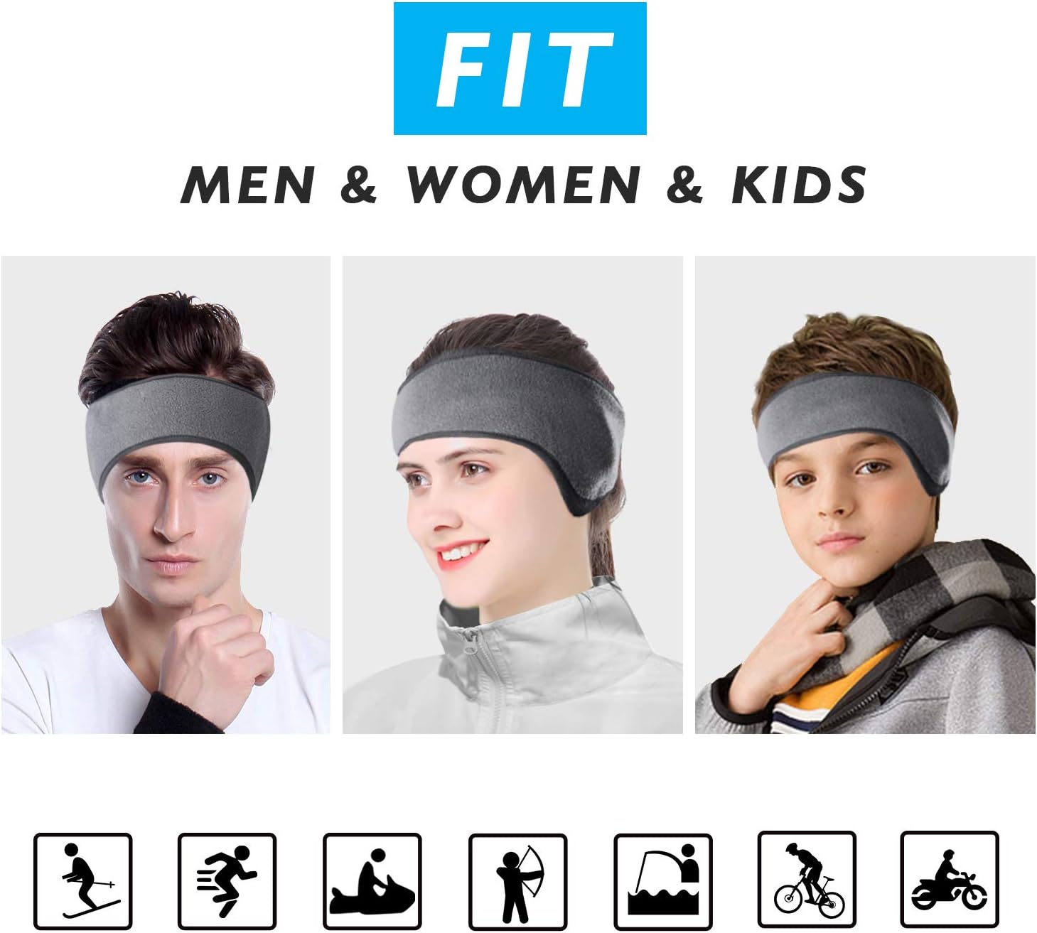 ski ear warmers headband