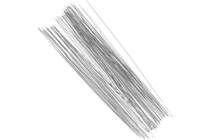 Toyvian 100pcs Bendable Armature Wire for Sculpture – 9.6 Inch Thick Iron Wire Crafting Supplies for Clay