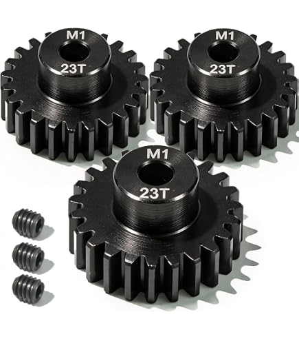 Amazon.com: Tekno RC LLC M5 Pinion Gear 18t MOD1 5mm bore M5 Set