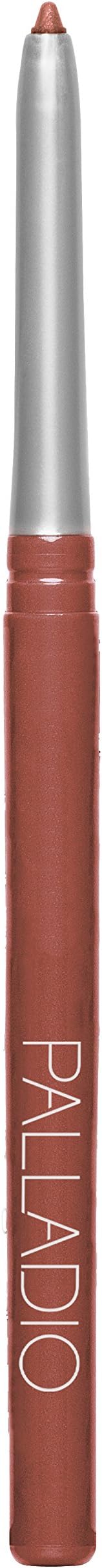 Palladio Beauty Matte Lip Liner - Light Brown Color, Waterproof and Long Stay Retractable Smudge Free Definer Pencil For Sensational Look