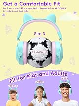 Dr.meter Kids Ear Defenders 32dB 2 Pack Blue Adjustable Headband UKCA view 5