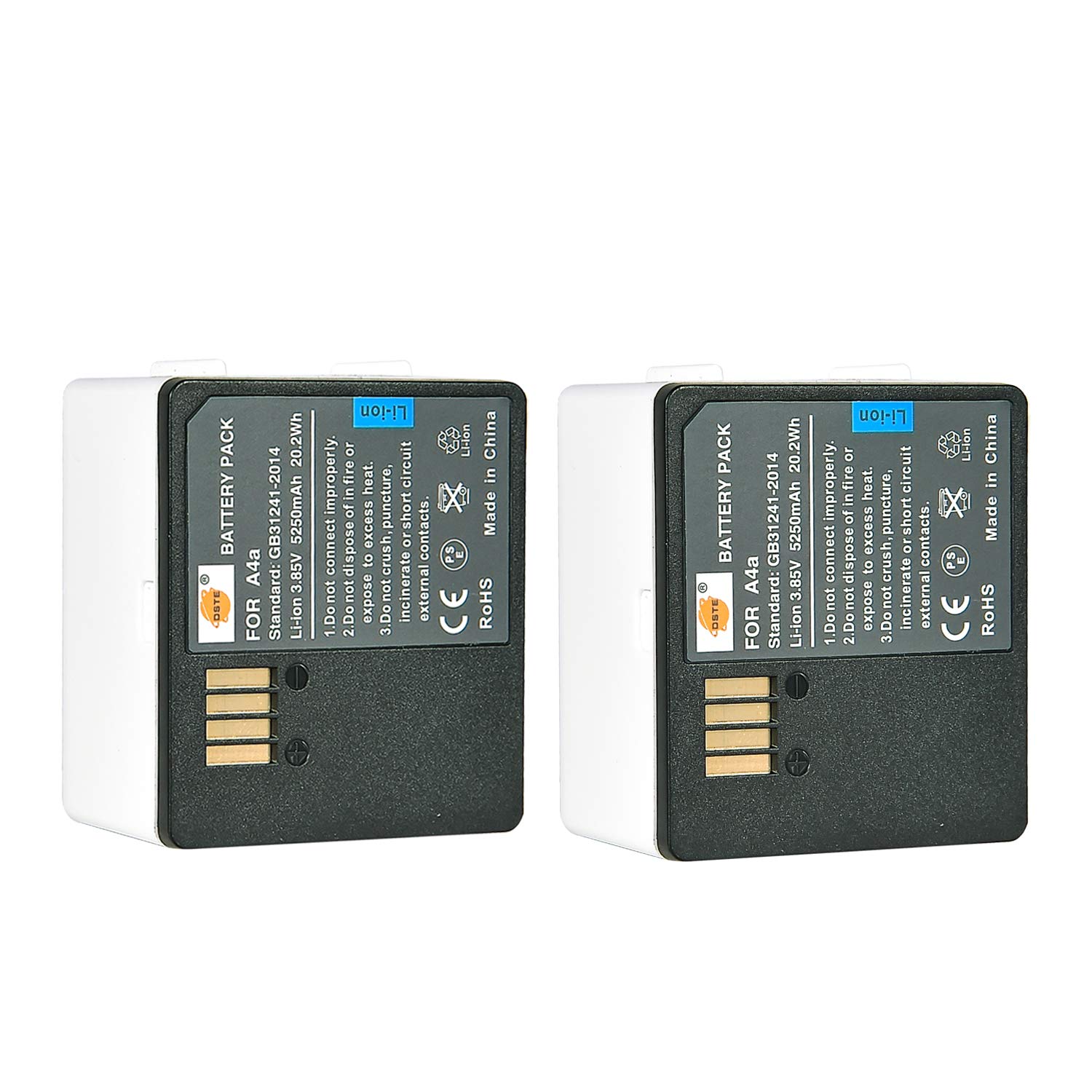 DSTE 2-Pack A4a Replacement Battery Compatible for Arlo Pro3(VMC4040P),Arlo U1tra(VMC5040) Security Camera