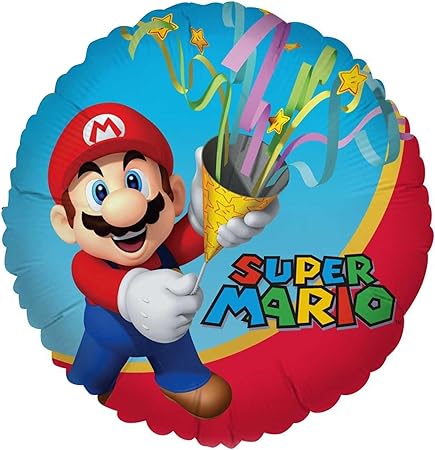 Amazon Super Mario Party Foil Balloon スーパーマリオパーティホイルバルーン ハロウィン クリスマス 風船 バルーン おもちゃ