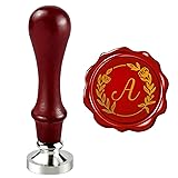 Mceal Wax Seal Stamp, Silver Brass Seal 25mm