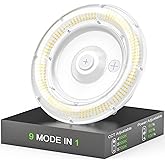 OPENLUX Canopy Lights LED 60W 48W 36W Tunable 4500K 5000K 5700K Selectable with Photocell ETL Listed Round LED Canopy Light Outdoor IP65 Ideal for Garage Carport Gas Station Underpass