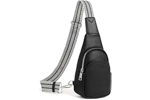 CLUCI Small Sling Bag for Women,Vegan Leather Crossbody Bags for Women,Fanny Packs with Guitar Strap