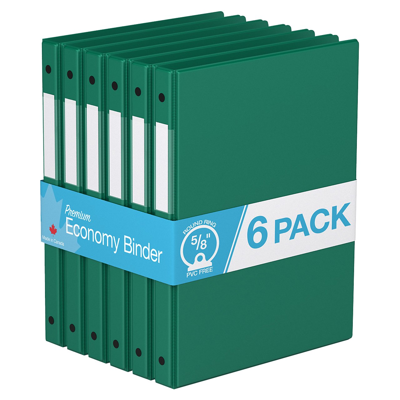 Round Ring Binders Office Products Premium Economy Binder 6 Pack Round