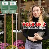 Antonki 2 Pack Plant Water Meter Soil Moisture Hygrometer Sensor Kit view 8